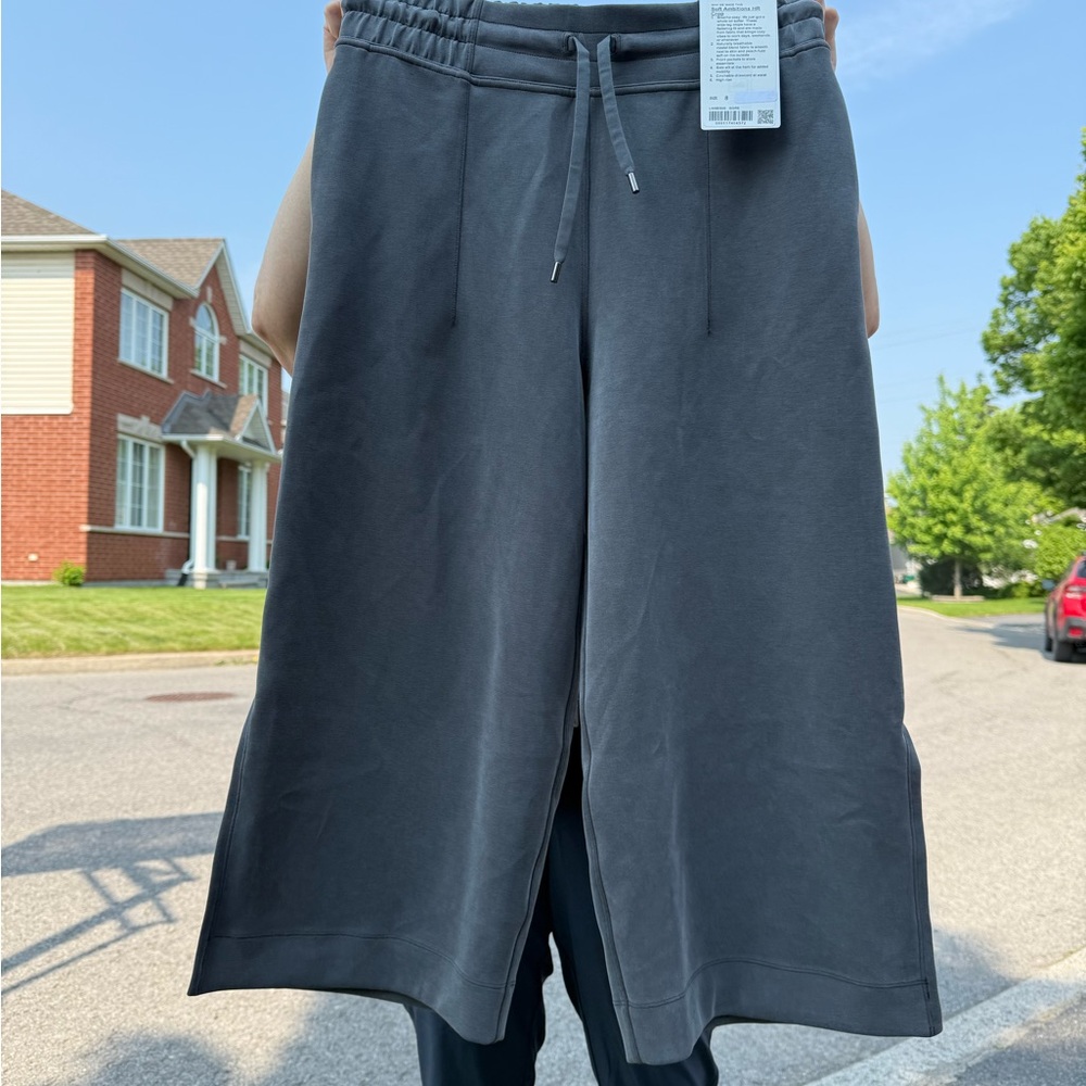 Lululemon Athletica Soft Ambitions HR Crop Pants - Gray